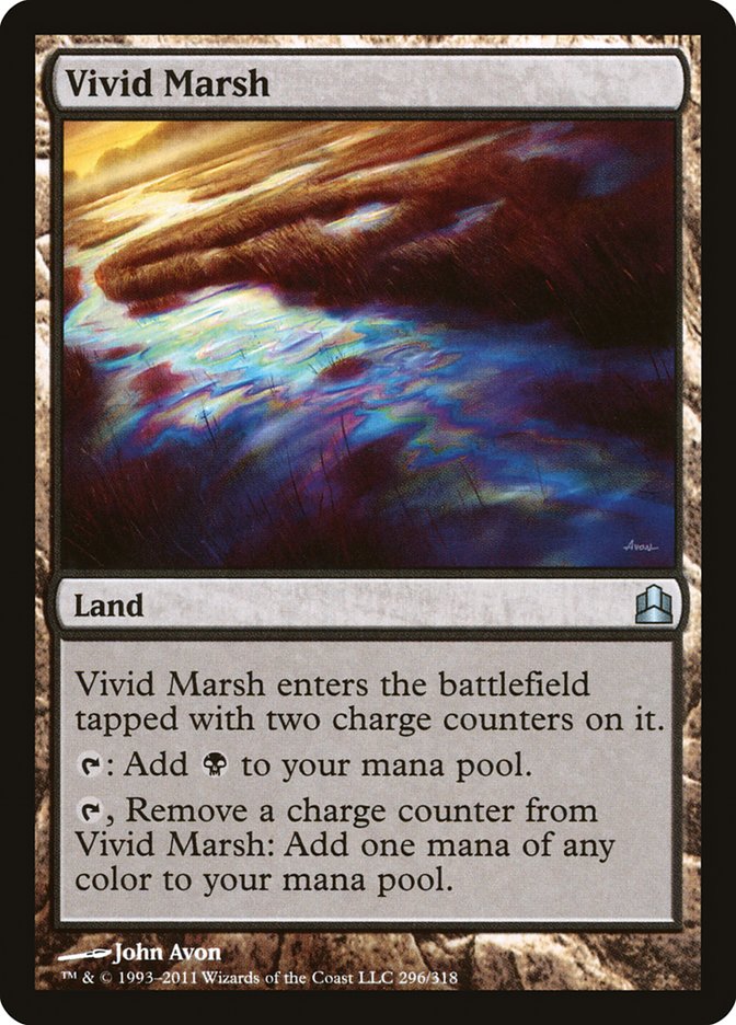 Vivid Marsh [Commander 2011] Magic: The Gathering