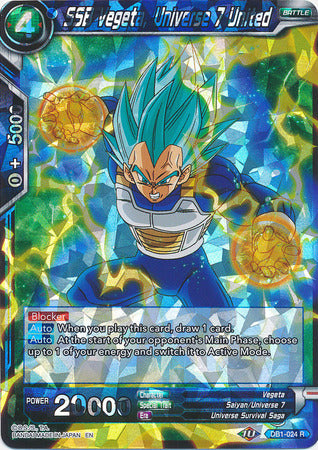 SSB Vegeta, Universe 7 United (DB1-024) [Dragon Brawl] Dragon Ball Super