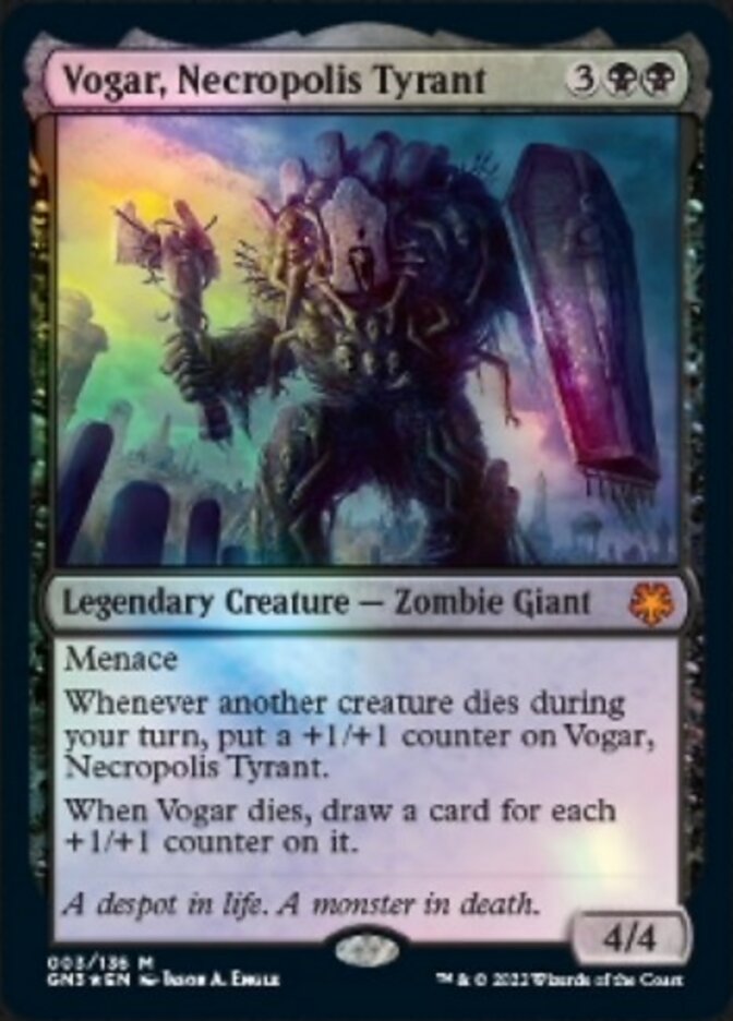 Vogar, Necropolis Tyrant [Game Night: Free-for-All] Magic: The Gathering