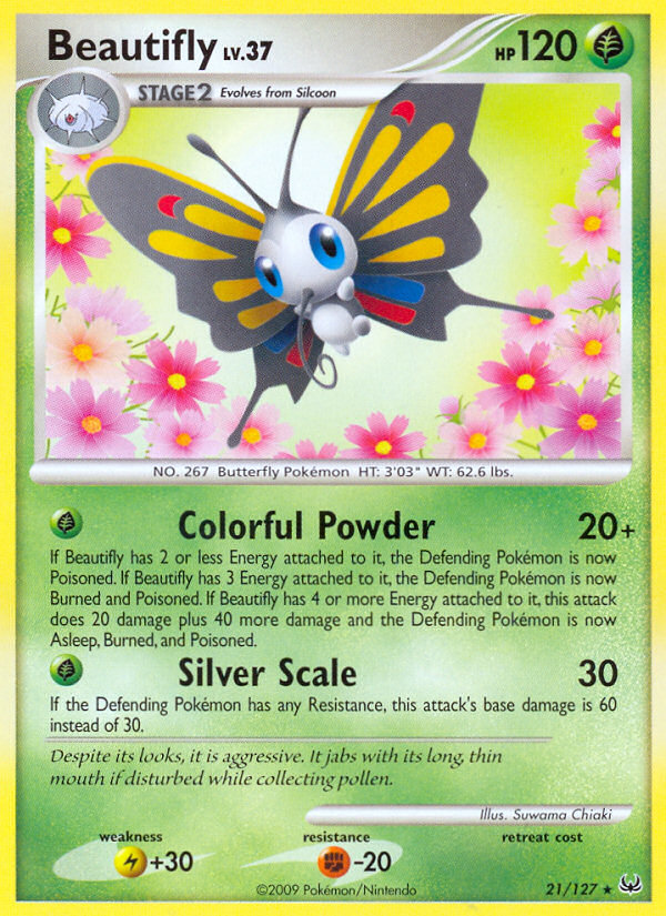 Beautifly (21/127) [Platinum: Base Set] Pokémon