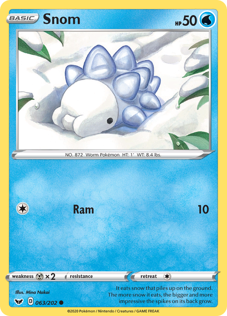 Snom (063/202) [Sword & Shield: Base Set] Pokémon