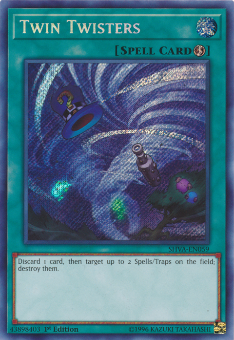 Twin Twisters [SHVA-EN059] Secret Rare Yu-Gi-Oh!