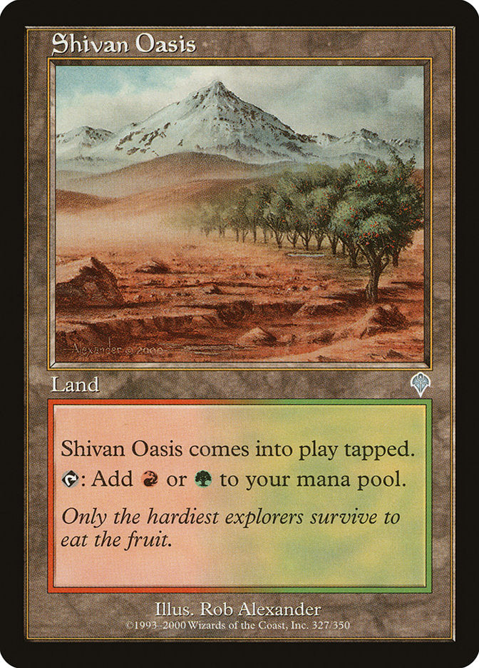 Shivan Oasis [Invasion] Magic: The Gathering