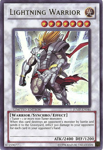 Lightning Warrior [JUMP-EN046] Ultra Rare Yu-Gi-Oh!