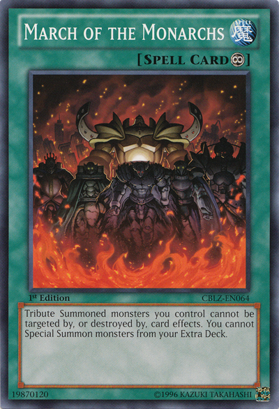 March of the Monarchs [CBLZ-EN064] Common Yu-Gi-Oh!