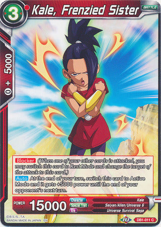 Kale, Frenzied Sister (DB1-011) [Dragon Brawl] Dragon Ball Super