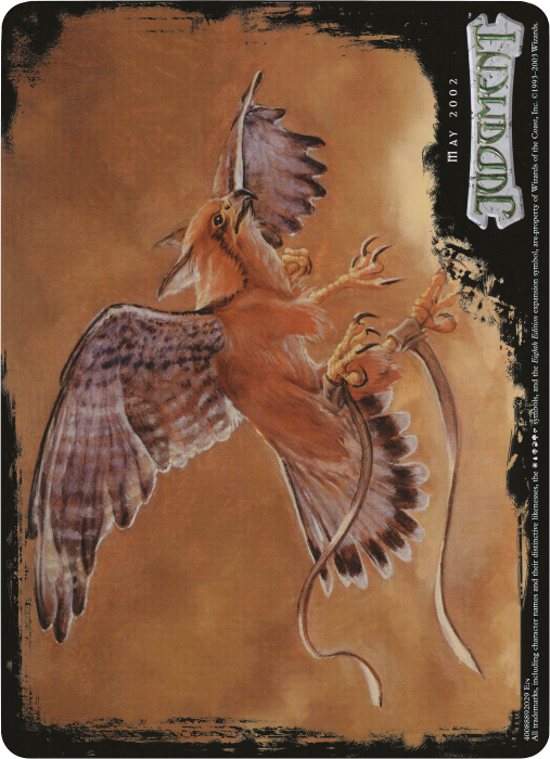 Suntail Hawk (Oversized) [Eighth Edition Box Topper] Magic: The Gathering
