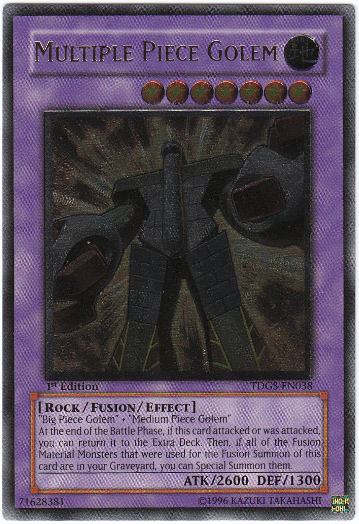 Multiple Piece Golem [TDGS-EN038] Ultimate Rare Yu-Gi-Oh!