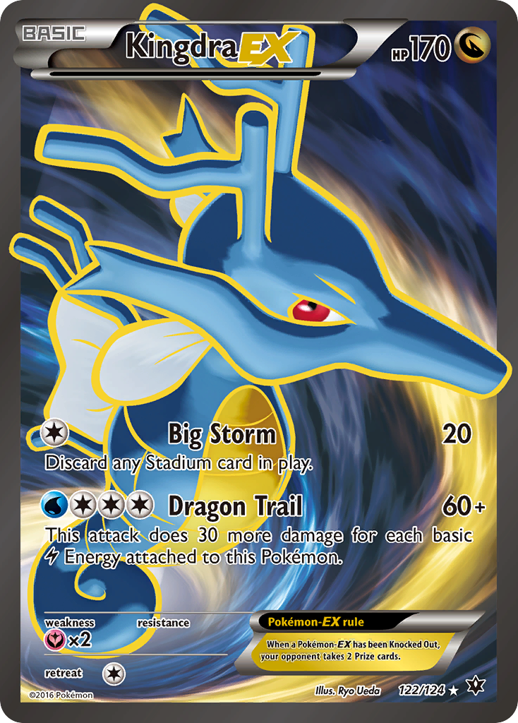 Kingdra EX (122/124) [XY: Fates Collide] Pokémon