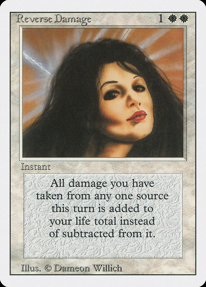 Reverse Damage [Revised Edition] Magic: The Gathering