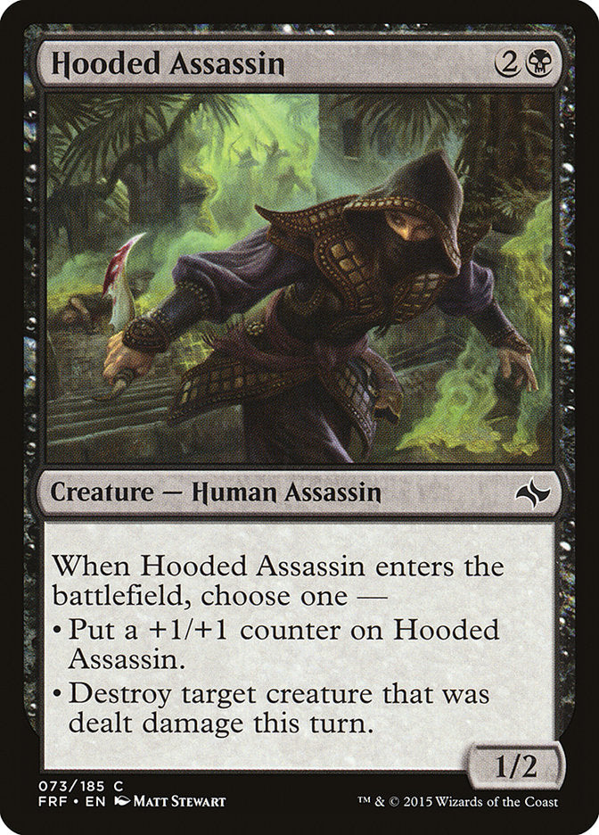 Hooded Assassin [Fate Reforged] Magic: The Gathering