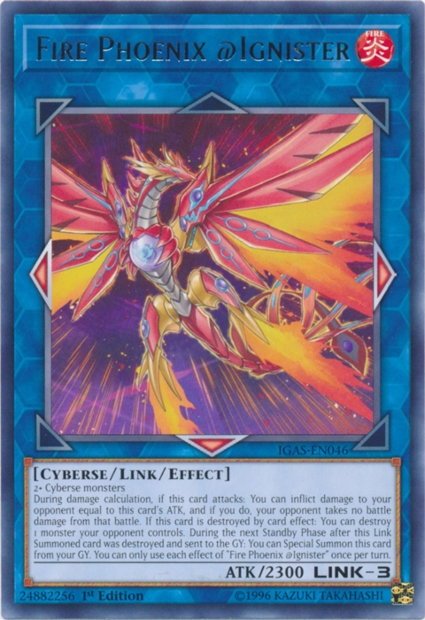 Fire Phoenix @Ignister [IGAS-EN046] Rare Yu-Gi-Oh!