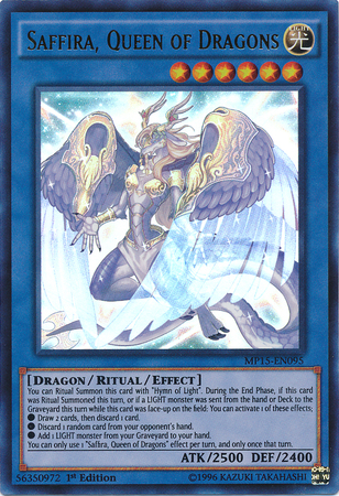 Saffira, Queen of Dragons [MP15-EN095] Ultra Rare Yu-Gi-Oh!