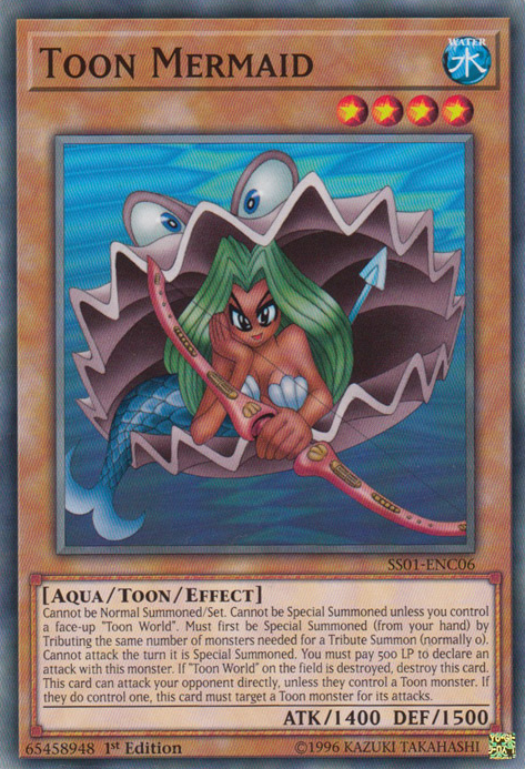 Toon Mermaid [SS01-ENC06] Common Yu-Gi-Oh!