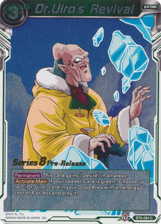 Dr.Uiro's Revival (BT8-064_PR) [Malicious Machinations Prerelease Promos] Dragon Ball Super