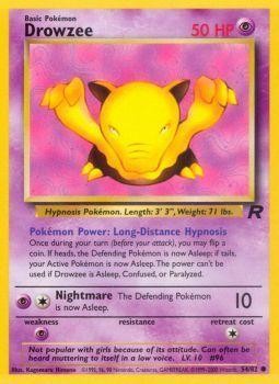 Drowzee (54/82) [Team Rocket Unlimited] Pokémon