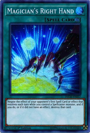 Magician's Right Hand [INCH-EN057] Super Rare Yu-Gi-Oh!