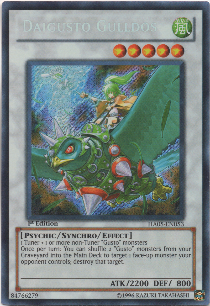 Daigusto Gulldos [HA05-EN053] Secret Rare Yu-Gi-Oh!