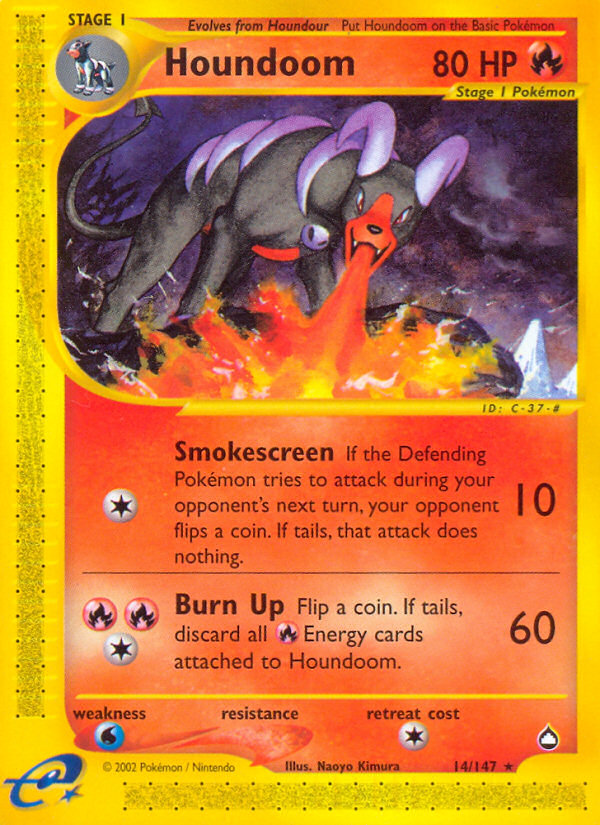 Houndoom (14/147) [Aquapolis] Pokémon