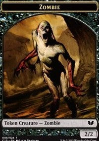 Zombie // Elephant Double-Sided Token [Commander 2015 Tokens] Magic: The Gathering