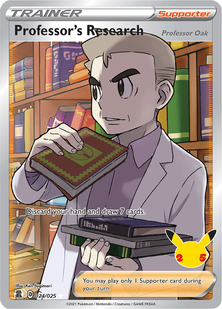 Professor's Research (024/025) [Celebrations: 25th Anniversary] Pokémon