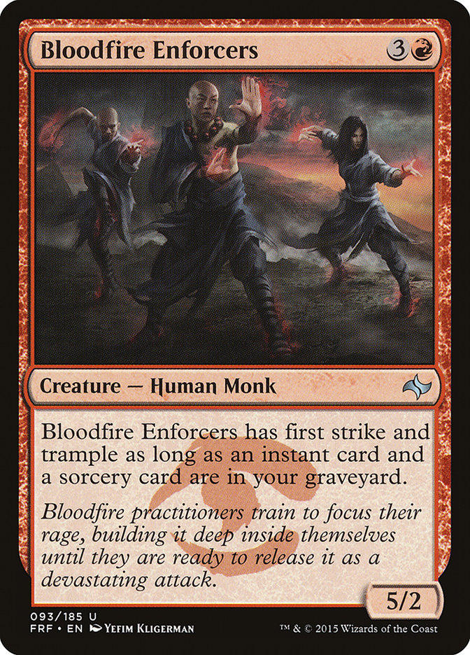 Bloodfire Enforcers [Fate Reforged] Magic: The Gathering