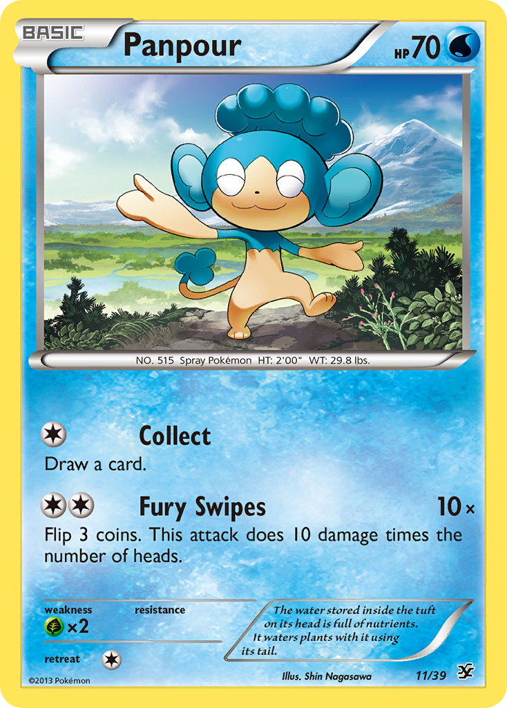 Panpour (11/39) [XY: Kalos Starter Set] Pokémon