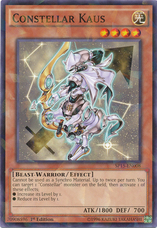 Constellar Kaus [SP15-EN008] Shatterfoil Rare Yu-Gi-Oh!