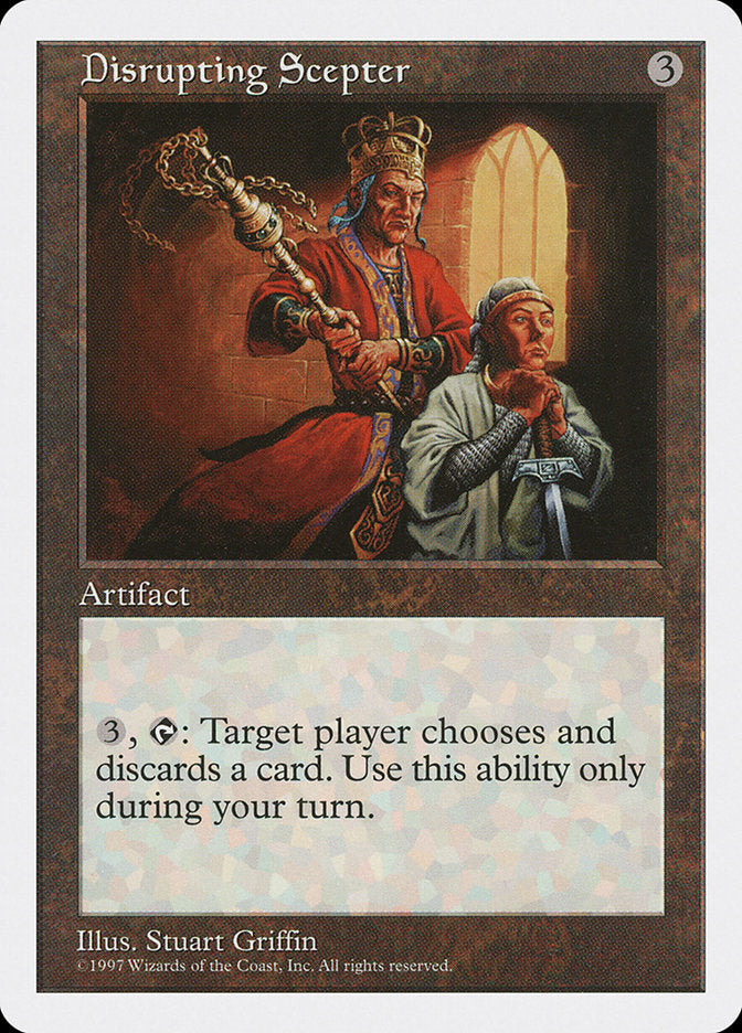 Disrupting Scepter [Fifth Edition] Magic: The Gathering