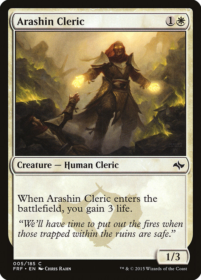 Arashin Cleric [Fate Reforged] Magic: The Gathering