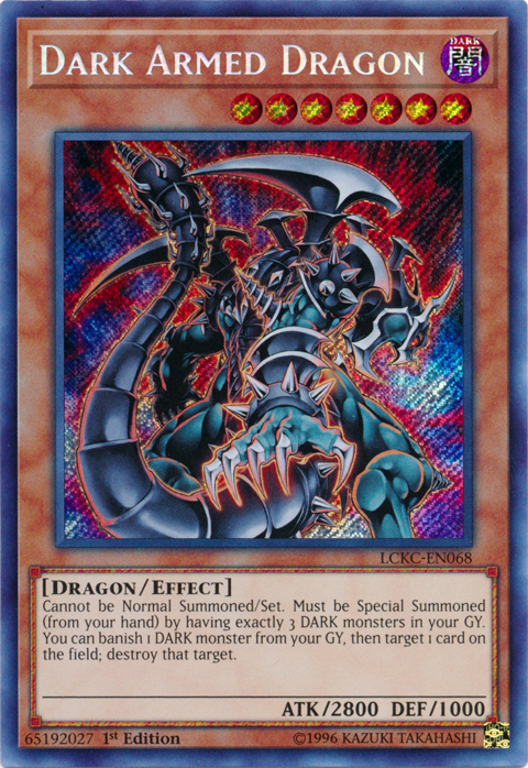 Dark Armed Dragon [LCKC-EN068] Secret Rare Yu-Gi-Oh!