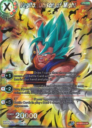 Vegito, Unison of Might (BT10-003) [Rise of the Unison Warrior] Dragon Ball Super