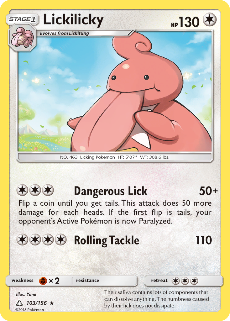 Lickilicky (103/156) [Sun & Moon: Ultra Prism] Pokémon
