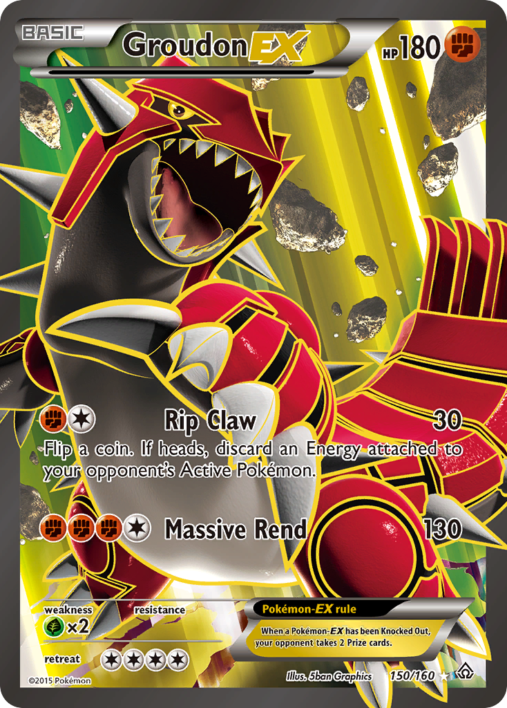 Groudon EX (150/160) [XY: Primal Clash] Pokémon