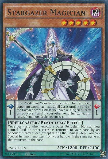 Stargazer Magician [YS16-EN009] Common Yu-Gi-Oh!