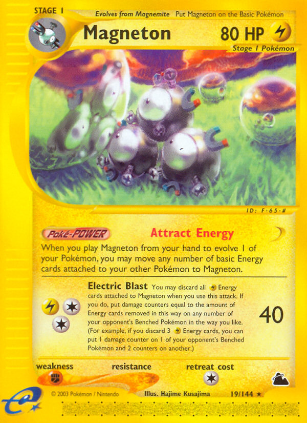 Magneton (19/144) [Skyridge] Pokémon