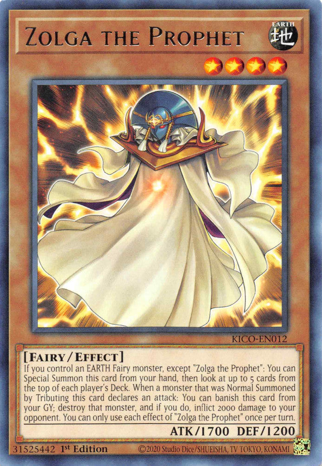 Zolga the Prophet (Rare) [KICO-EN012] Rare Yu-Gi-Oh!