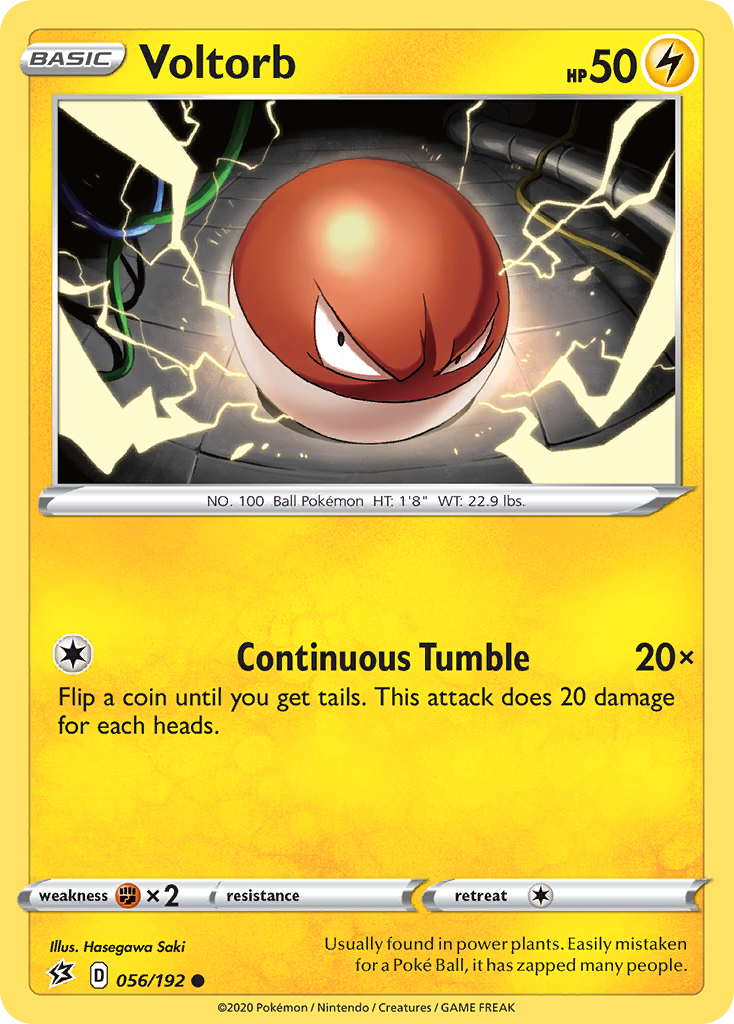 Voltorb (056/192) [Sword & Shield: Rebel Clash] Pokémon