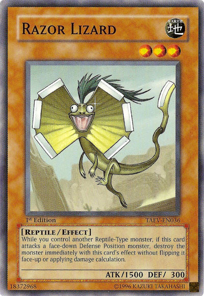 Razor Lizard [TAEV-EN036] Common Yu-Gi-Oh!