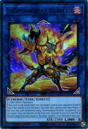 Salamangreat Heatleo [SDSB-EN040] Ultra Rare Yu-Gi-Oh!