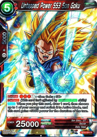 Untapped Power SS3 Son Goku (BT4-004) [Colossal Warfare] Dragon Ball Super