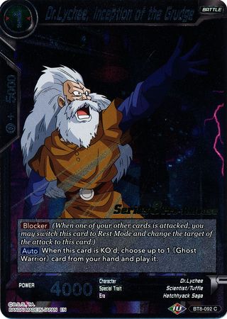 Dr.Lychee, Inception of the Grudge (BT8-092_PR) [Malicious Machinations Prerelease Promos] Dragon Ball Super