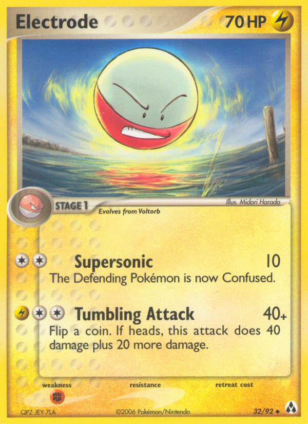 Electrode (32/92) [EX: Legend Maker] Pokémon