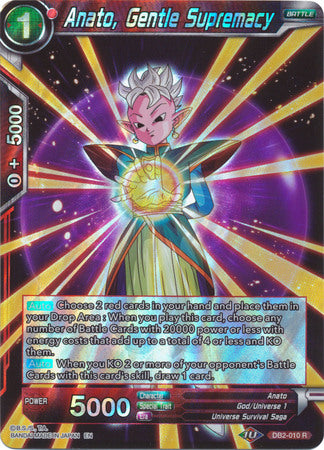Anato, Gentle Supremacy (DB2-010) [Divine Multiverse] Dragon Ball Super