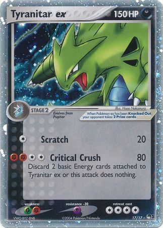Tyranitar ex (17/17) (Holo) [POP Series 1] Pokémon