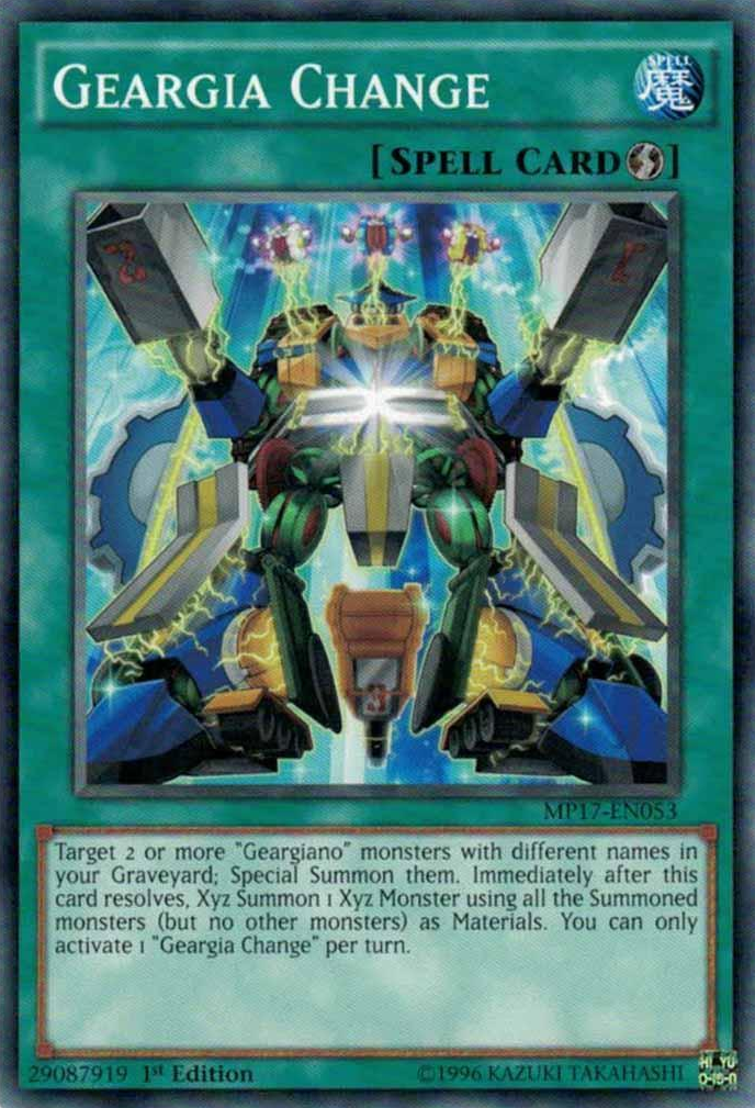 Geargia Change [MP17-EN053] Common Yu-Gi-Oh!