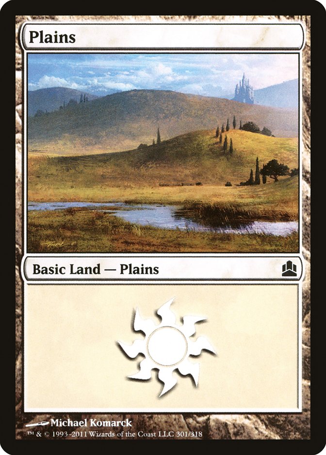 Plains (301) [Commander 2011] Magic: The Gathering