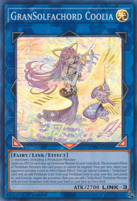 GranSolfachord Coolia [CYAC-EN049] Super Rare Yu-Gi-Oh!