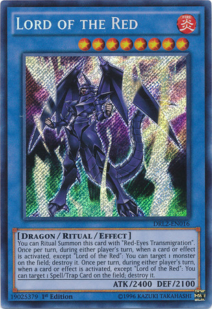 Lord of the Red [DRL2-EN016] Secret Rare Yu-Gi-Oh!