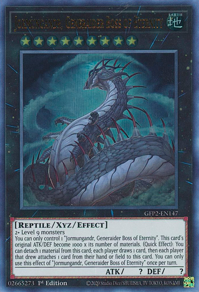 Jormungandr, Generaider Boss of Eternity [GFP2-EN147] Ultra Rare Yu-Gi-Oh!